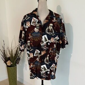 NWT large Wyndham pointe men’s shirt Santa poker 571